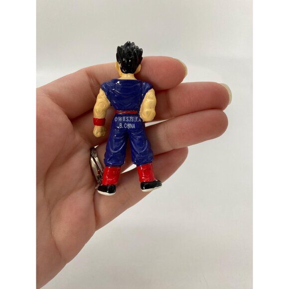 Vintage 1996 Dragon Ball Z Gohan Mini Figurine Toy - Rare Bandai Toys - Picture 7 of 7